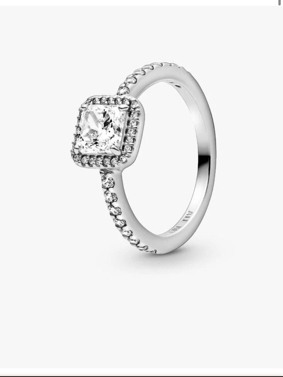 Pandora Jewelry - Pandora Silver Cushion Halo Ring